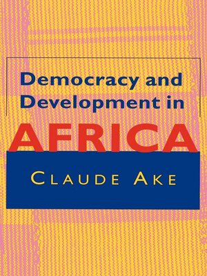 cover image of Democracy and Development in Africa